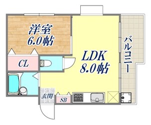 ベルトピア六甲１の物件間取画像